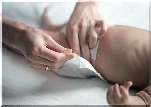 Diapering the baby correctly