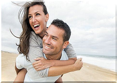 couple on the beach